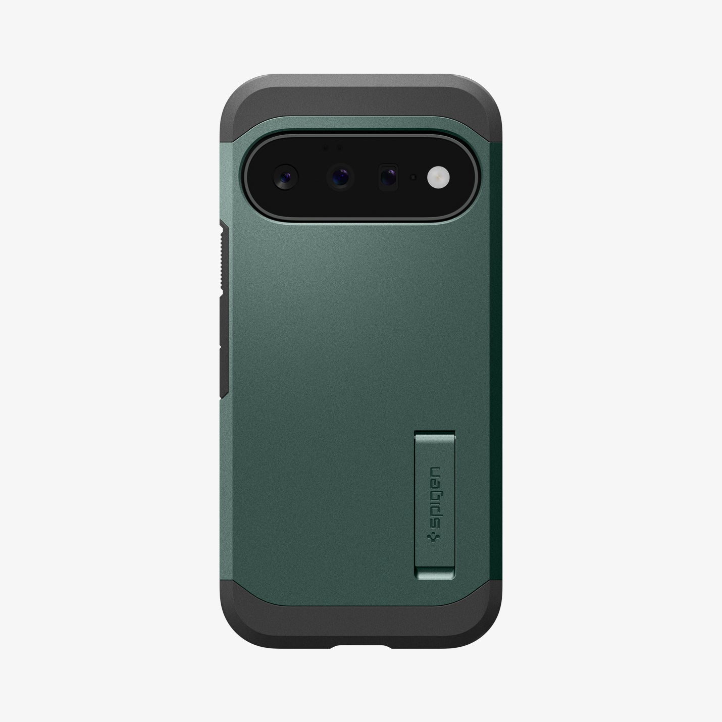 ACS11854 - Pixel 11 Tough Armor (Mag Fit) Abyss Green case featuring a built in kickstand, raised camera surround, and precise camera cutout.