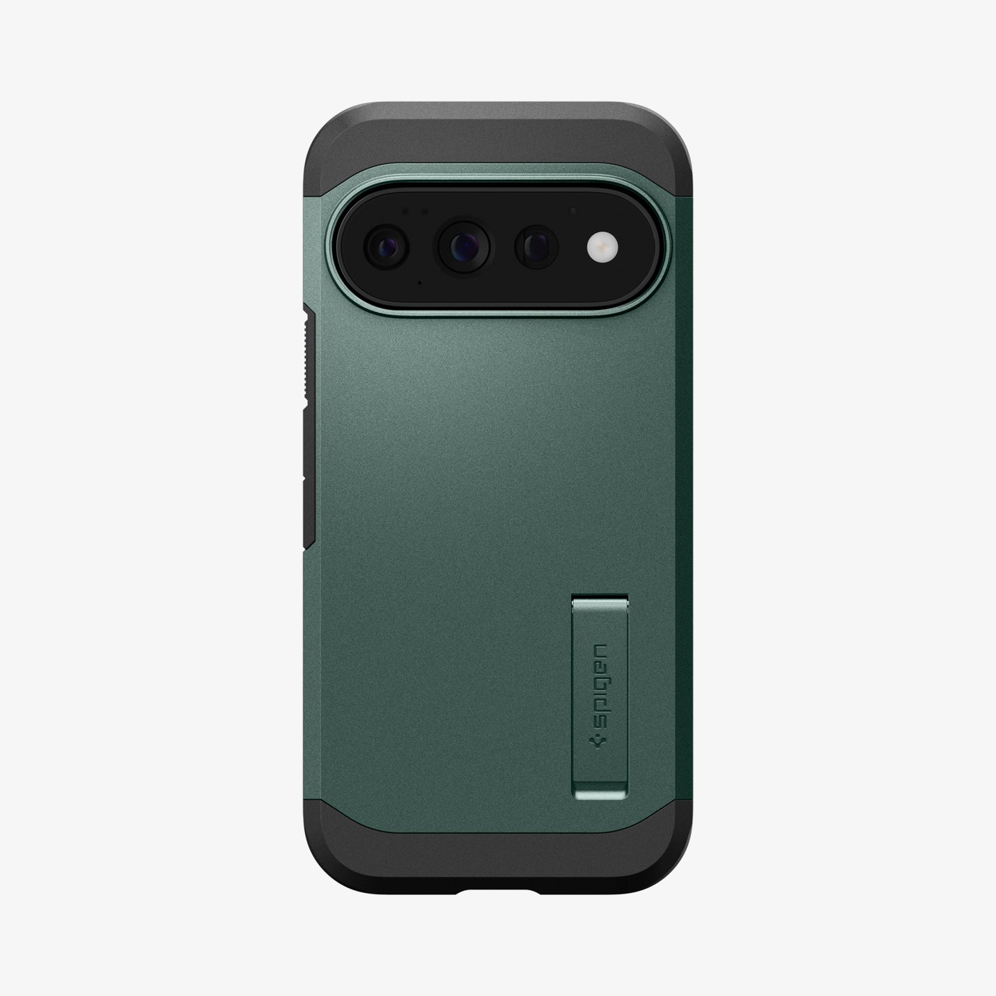 ACS11859 - Pixel 11 Pro  Tough Armor (Mag Fit) Abyss Green case featuring a built in kickstand, raised camera surround, and precise camera cutout.