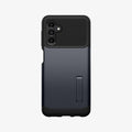 ACS04202 - Galaxy A13 5G Case Slim Armor in Metal Slate showing the back
