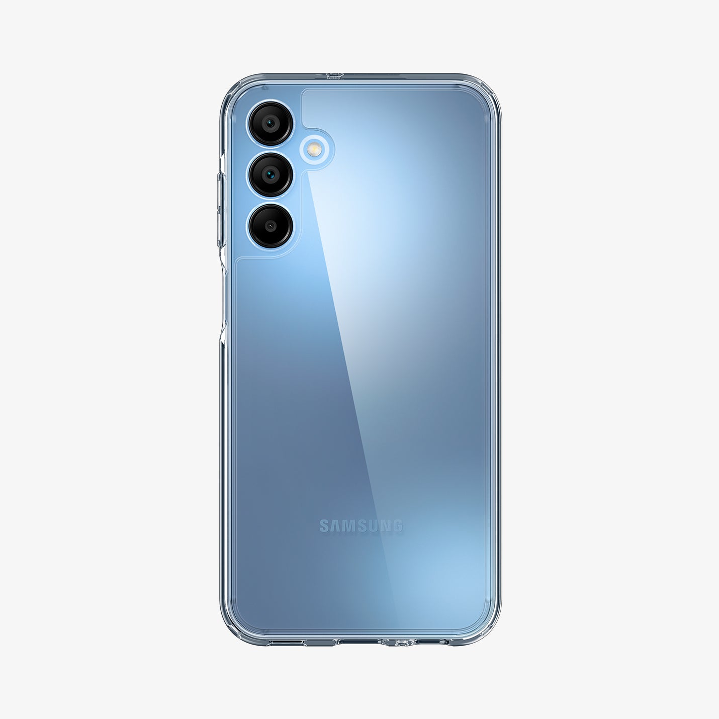ACS07241 - Galaxy A15 5G Case Ultra Hybrid in Crystal Clear showing the back