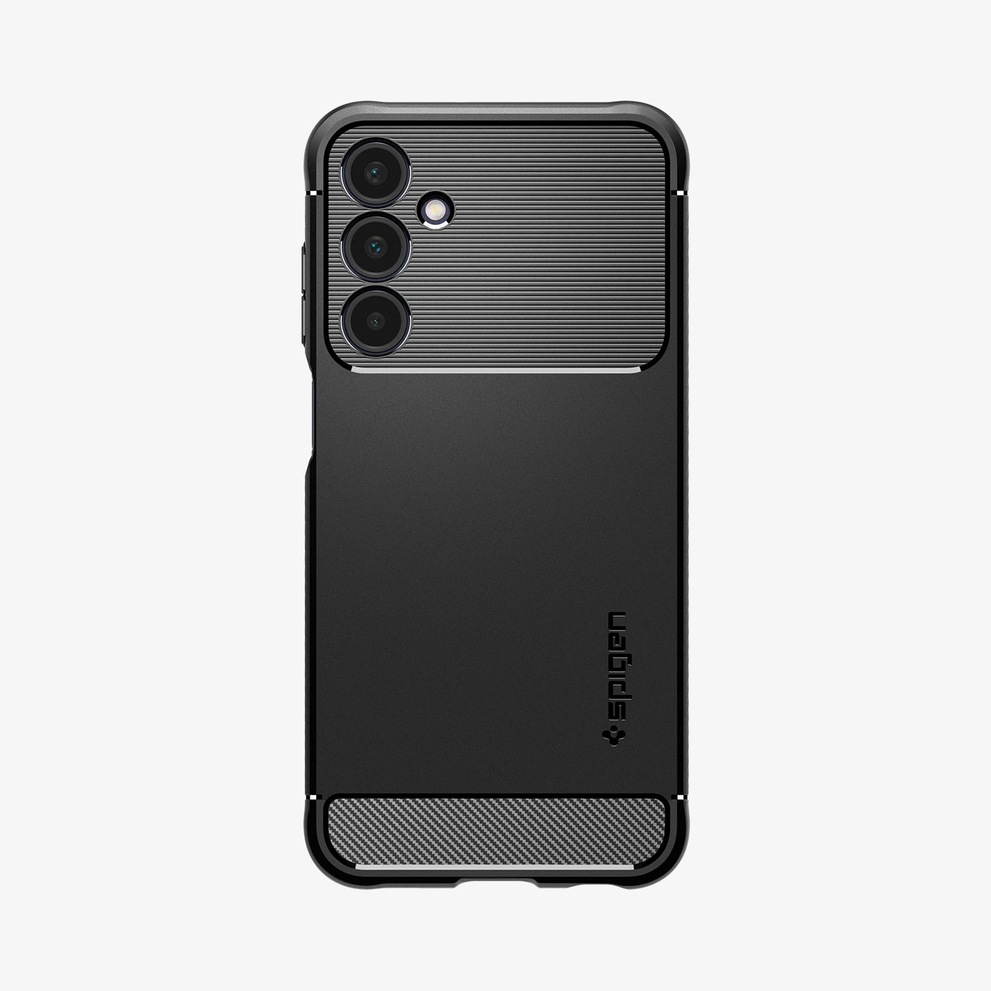 ACS06831 - Galaxy A25 5G Rugged Armor in Matte Black showing the back