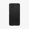 ACS00930 - Galaxy A51 Case Tough Armor in Black showing the back