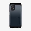 ACS02320 - Galaxy A52 Case Tough Armor in Metal Slate showing the back