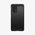 ACS04255 - Galaxy A53 5G Case Tough Armor in Black showing the back
