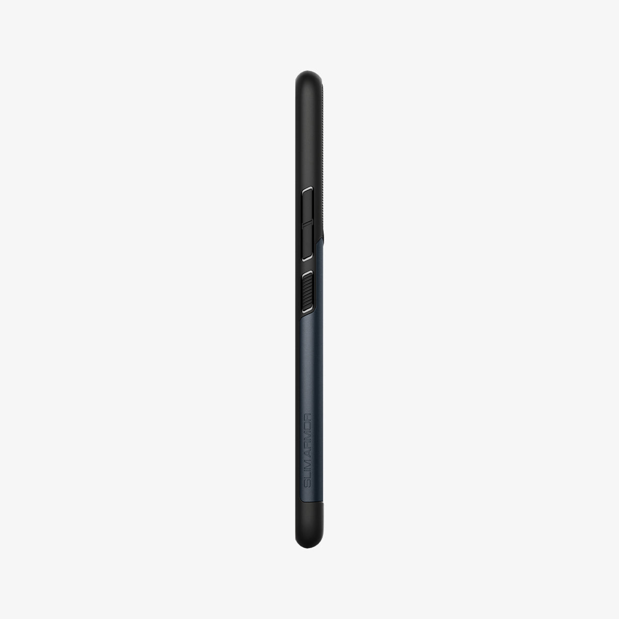 ACS04203 - Galaxy A53 5G Case Slim Armor in Metal Slate showing the side with side buttons