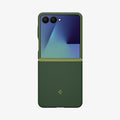 ACS11159 - Galaxy Z Flip 7 Nano Pop (MagFit) in Avo Green showing the back