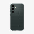 ACS07328 - Galaxy S24 Plus Case Liquid Air in Abyss Green showing the back