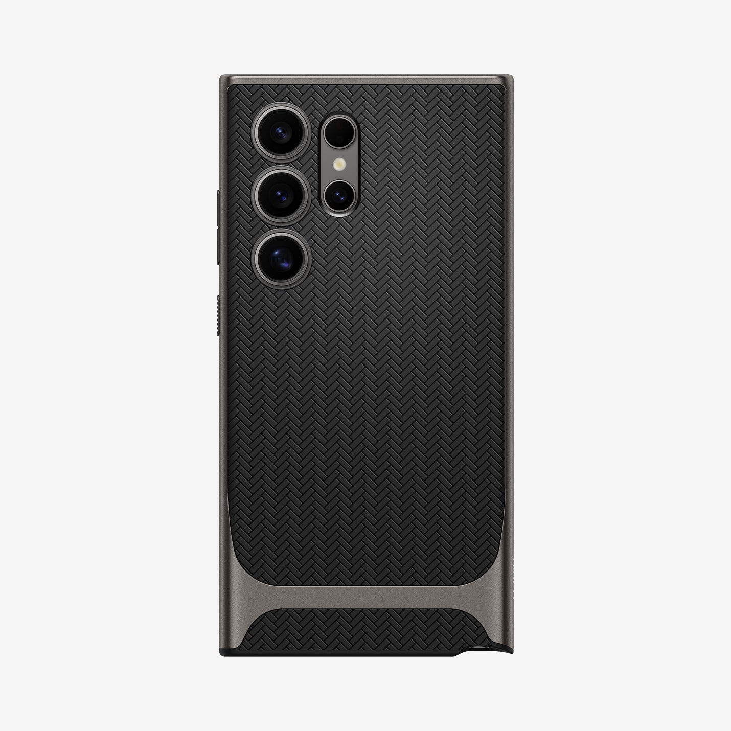 ACS07305 - Galaxy S24 Ultra Case Neo Hybrid in Gunmetal showing the back