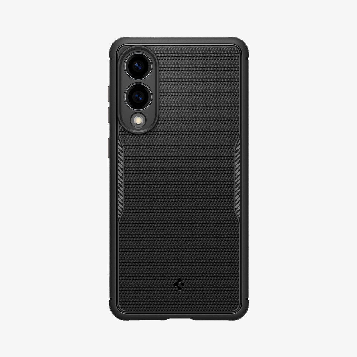 ACS09406 - Galaxy S25 Edge Case Core Armor (MagFit) in Matte Black showing the back