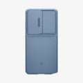 ACS11224 - Galaxy S26 Ultra Optik Armor in Light Blue showing the back