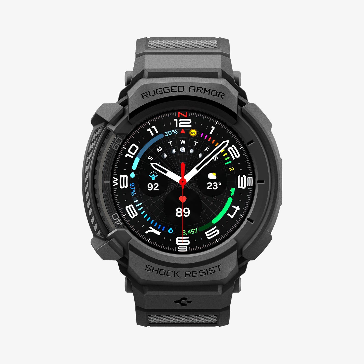 ACS10013 - Galaxy Watch 8 Rugged Armor Pro showing the front