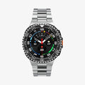 ACS10014 - Galaxy Watch 8 46mm Bezel Tune in black showing the front