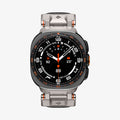 AMP11615 - Galaxy Watch Ultra Series - DuraPro Armor showing the Galaxy Watch Ultra with the DuraPro Armor band in Titanium Gray, front view on white background.