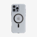 ACS08131 - iPhone 16 Pro Case Ultra Hybrid (MagFit) in Carbon Fiber showing the back