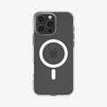 ACS08133 - iPhone 16 Pro Case Ultra Hybrid (MagFit) in Frost Clear showing the back