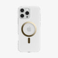 ACS08132 - iPhone 16 Pro Case Ultra Hybrid (MagFit) in Gold showing the back