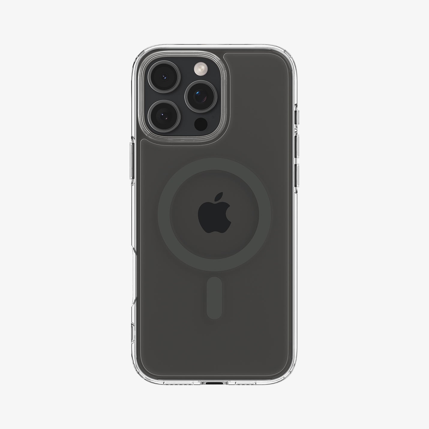 ACS08130 - iPhone 16 Pro Case Ultra Hybrid (MagFit) in Graphite showing the back