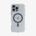 ACS08130 - iPhone 16 Pro Case Ultra Hybrid (MagFit) in Graphite showing the back