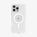 ACS08129 - iPhone 16 Pro Case Ultra Hybrid (MagFit) in White showing the back