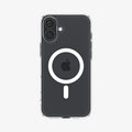 ACS08075 - iPhone 16 Plus Case Ultra Hybrid (MagFit) in White showing the back