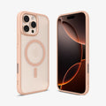 ACS09069 - iPhone 16 Pro Max Case Ultra Hybrid T (MagFit + Camera Control) in Frost Rose Titanium showing the front, back and sides