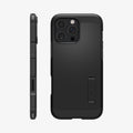 ACS08510 - iPhone 16 Pro Case Tough Armor T AI (MagFit) in Black showing the back and side