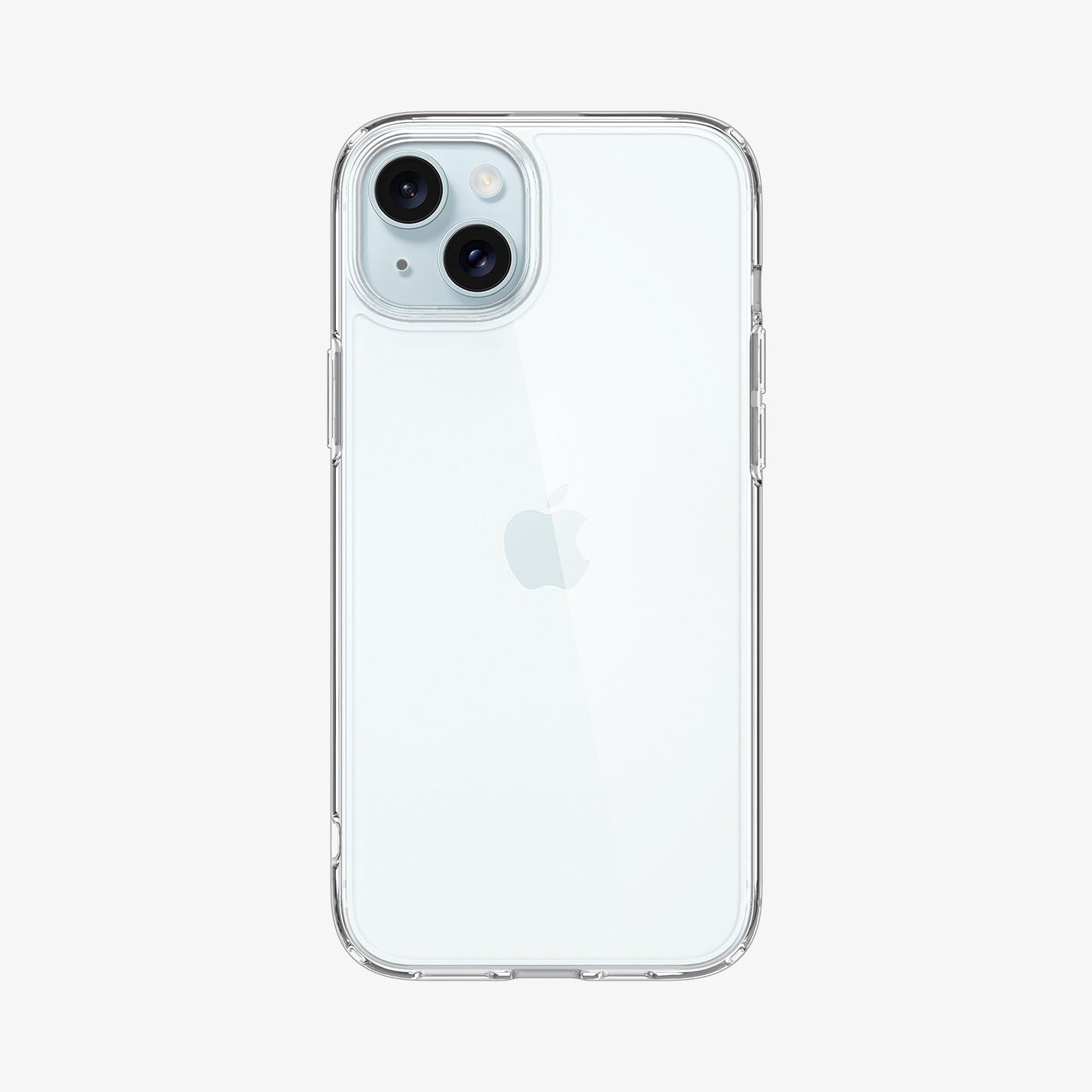ACS06793 - iPhone 15 Case Ultra Hybrid in crystal clear showing the back