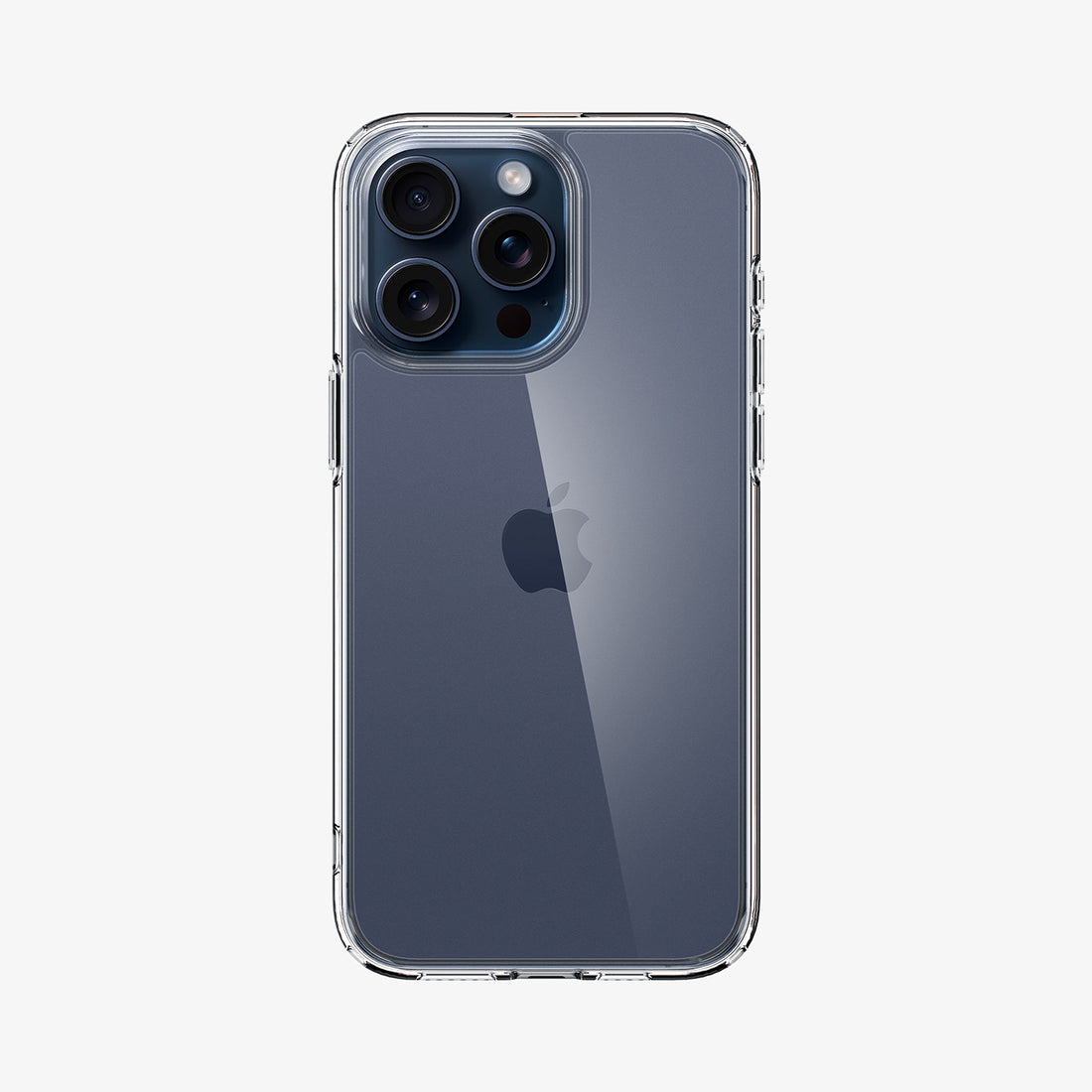 ACS06707 - iPhone 15 Pro Case Ultra Hybrid in crystal clear showing the back