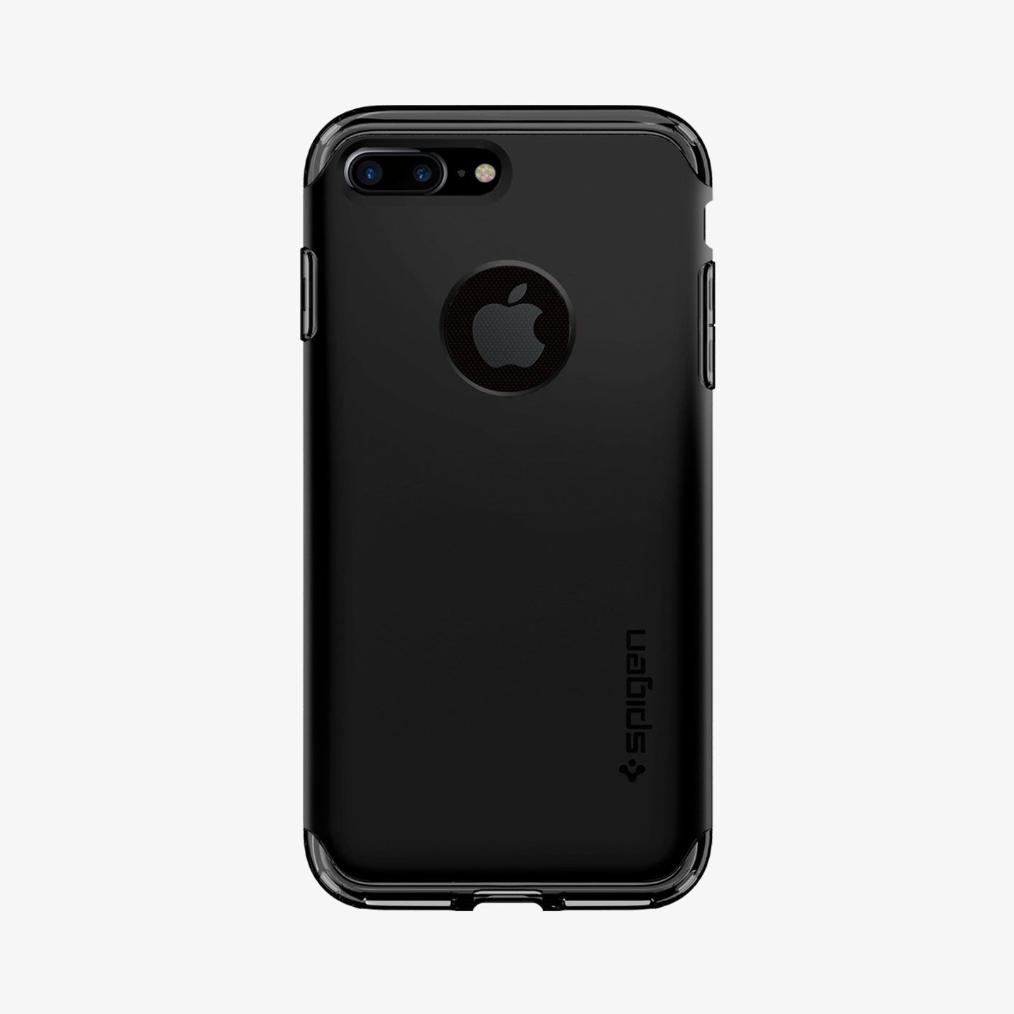 043CS20850 - iPhone 7 Plus Case Hybrid Armor in Black showing the back