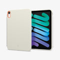 ACS09232 - iPad Mini 7 Case Nano Pop in Orange Beige showing the back, partial front and sides