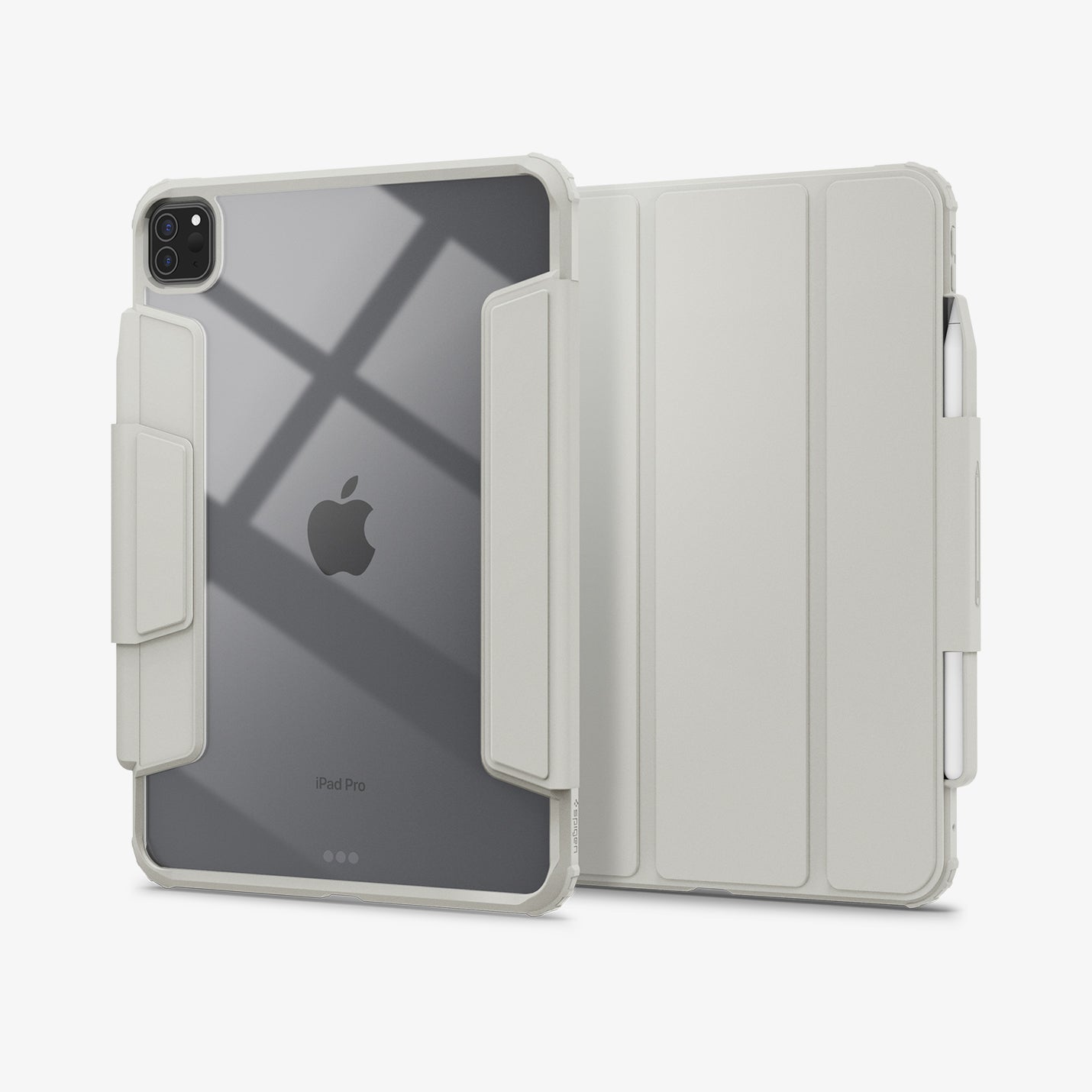 ACS07024 - iPad Pro 11-inch Case Air Skin Pro in Gray showing the back and front