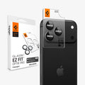 AGL12043 - iPhone 18 Pro Max / iPhone 18 Pro Optik Pro EZ Fit Lens Protector in black showing a camera lens protector with an alignment tray and retail packaging.