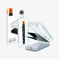 AGL12023 - iPhone 18 Pro GLAS.tR EZ Fit | Privacy showing a screen protector, installation tray, and retail packaging.