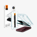 AGL12029 - iPhone 18 Pro Max Pro GLAS.tR EZ Fit | Privacy showing a screen protector, installation tray, and retail packaging.