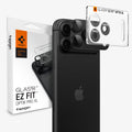 AGL12039 - iPhone 18 Pro Max Optik Pro XL EZ Fit Lens Protector in black showing a camera lens protector with an alignment tray and retail packaging.