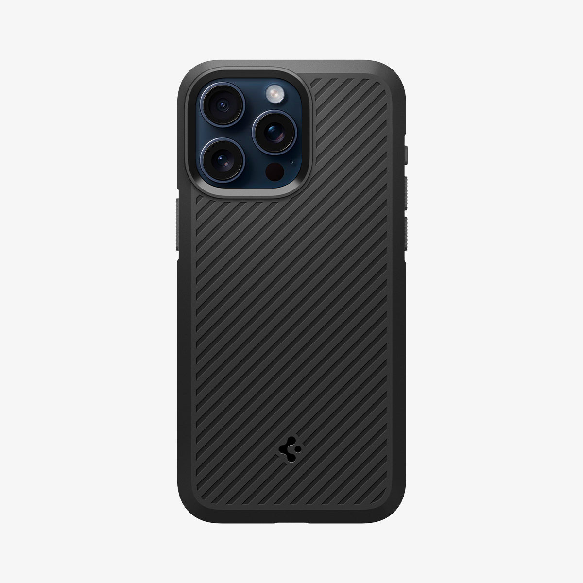 ACS06441 - iPhone 15 Pro Max Case Core Armor in matte black showing the back