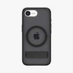 ACS09149 - iPhone 16e Case Ultra Hybrid S (MagFit) in Frost Black showing the back