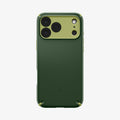 ACS09640 - iPhone 17 Pro Nano Pop Hybrid (MagFit) in Avo Green showing the back