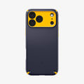ACS09639 - iPhone 17 Pro Nano Pop Hybrid (MagFit) in Blueberry Navy showing the back