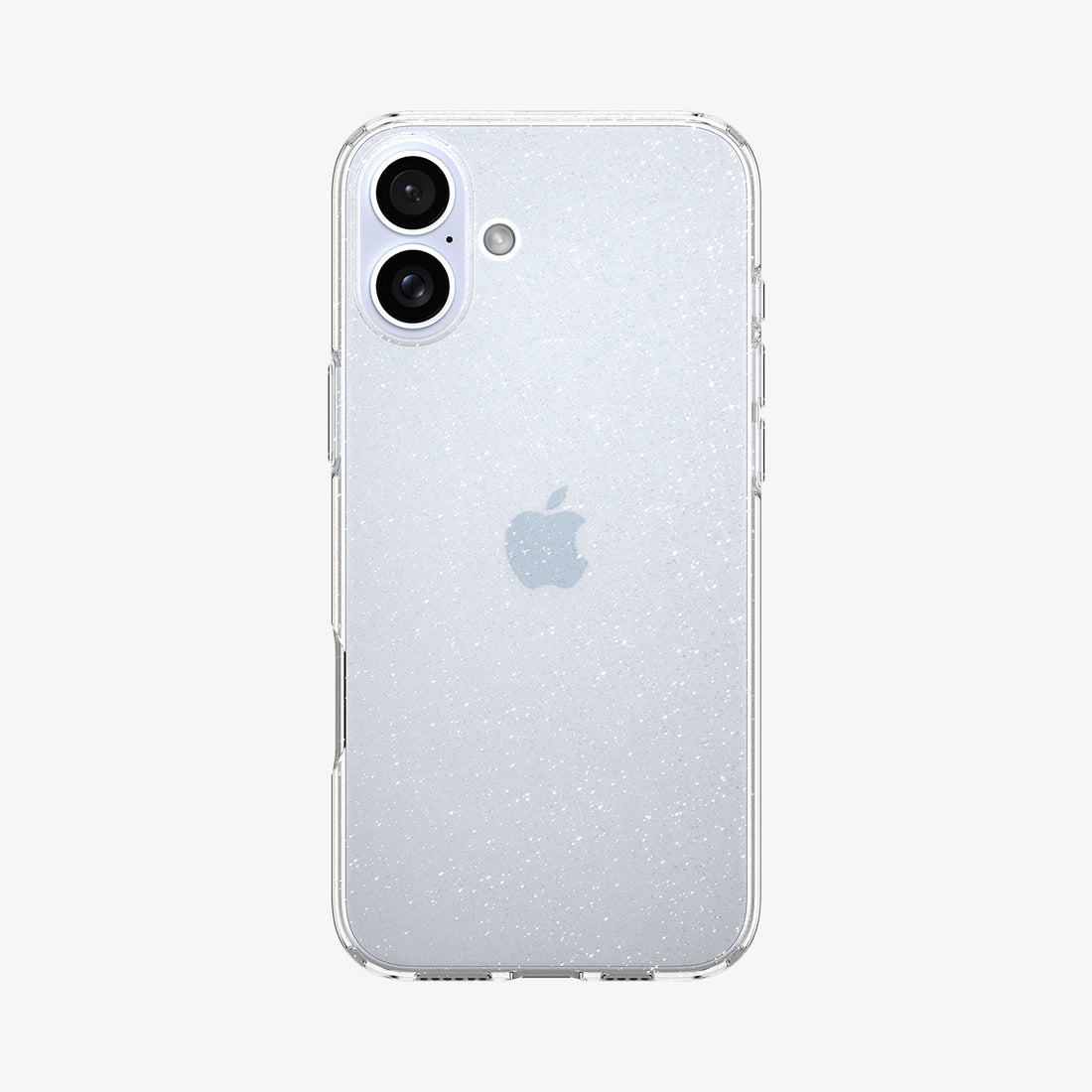 ACS08065 - iPhone 16 Plus Case Liquid Crystal Glitter in Crystal Quartz showing the back