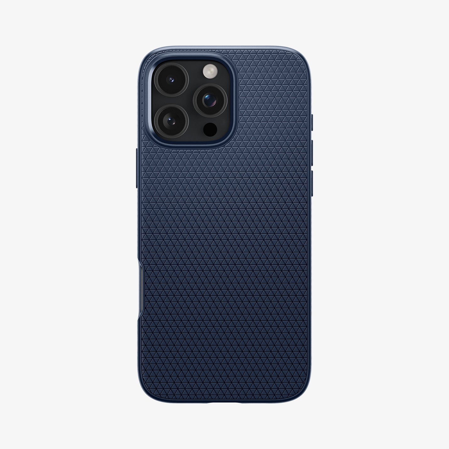 ACS07989 - iPhone 16 Pro Max Case Liquid Air in Navy Blue showing the back
