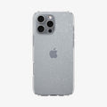 ACS08113 - iPhone 16 Pro Case Liquid Crystal Glitter in Crystal Quartz showing the back