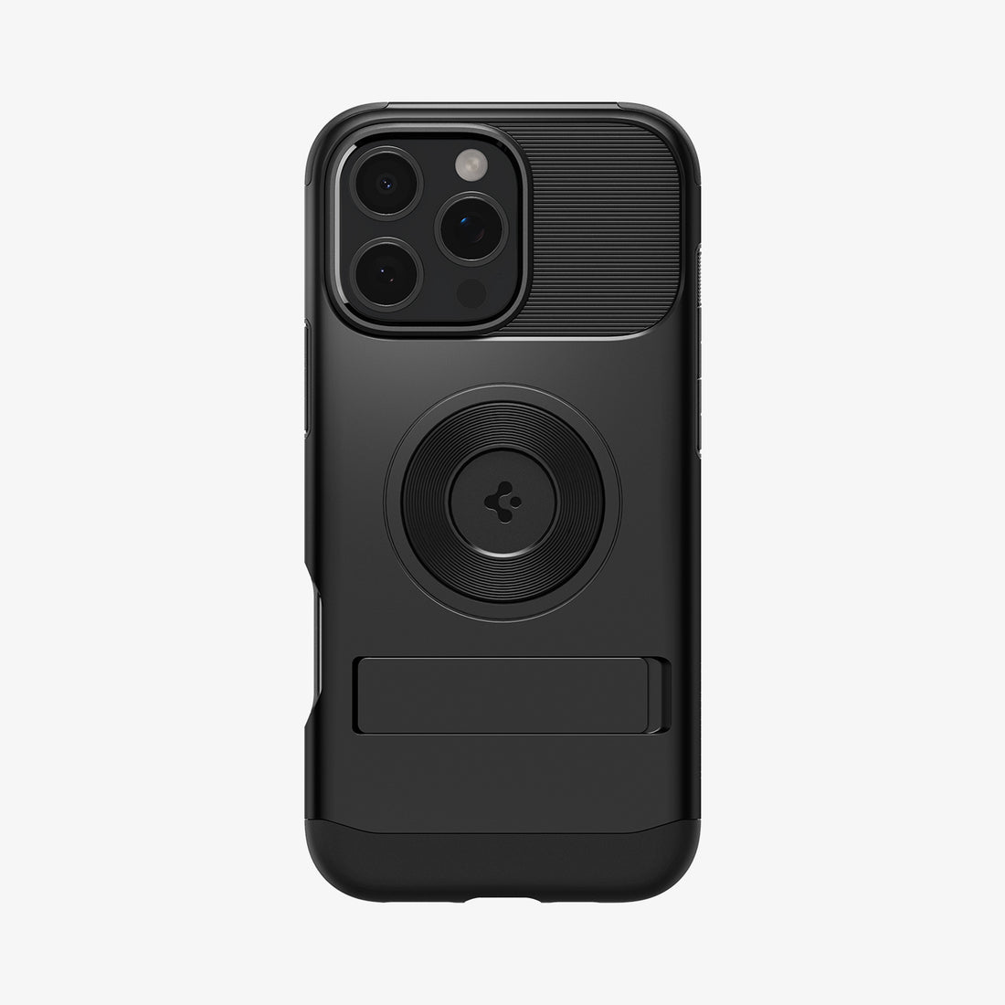 ACS08034 - iPhone 16 Pro Max Case Slim Armor (MagFit) in Black showing the back