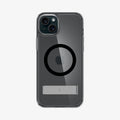 ACS06666 - iPhone 15 Plus Case Ultra Hybrid S (MagFit) in black showing the back