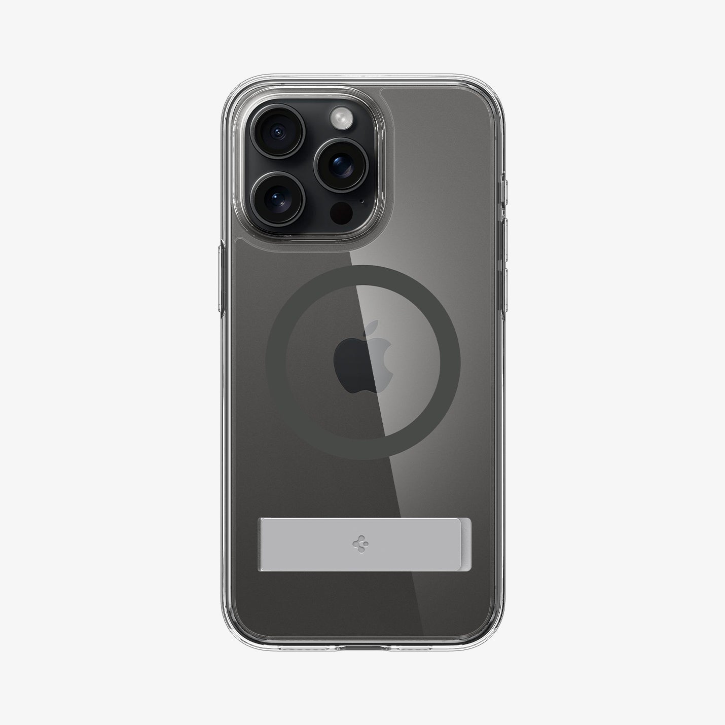 ACS06584 - iPhone 15 Pro Max Case Ultra Hybrid S (MagFit) in graphite showing the back