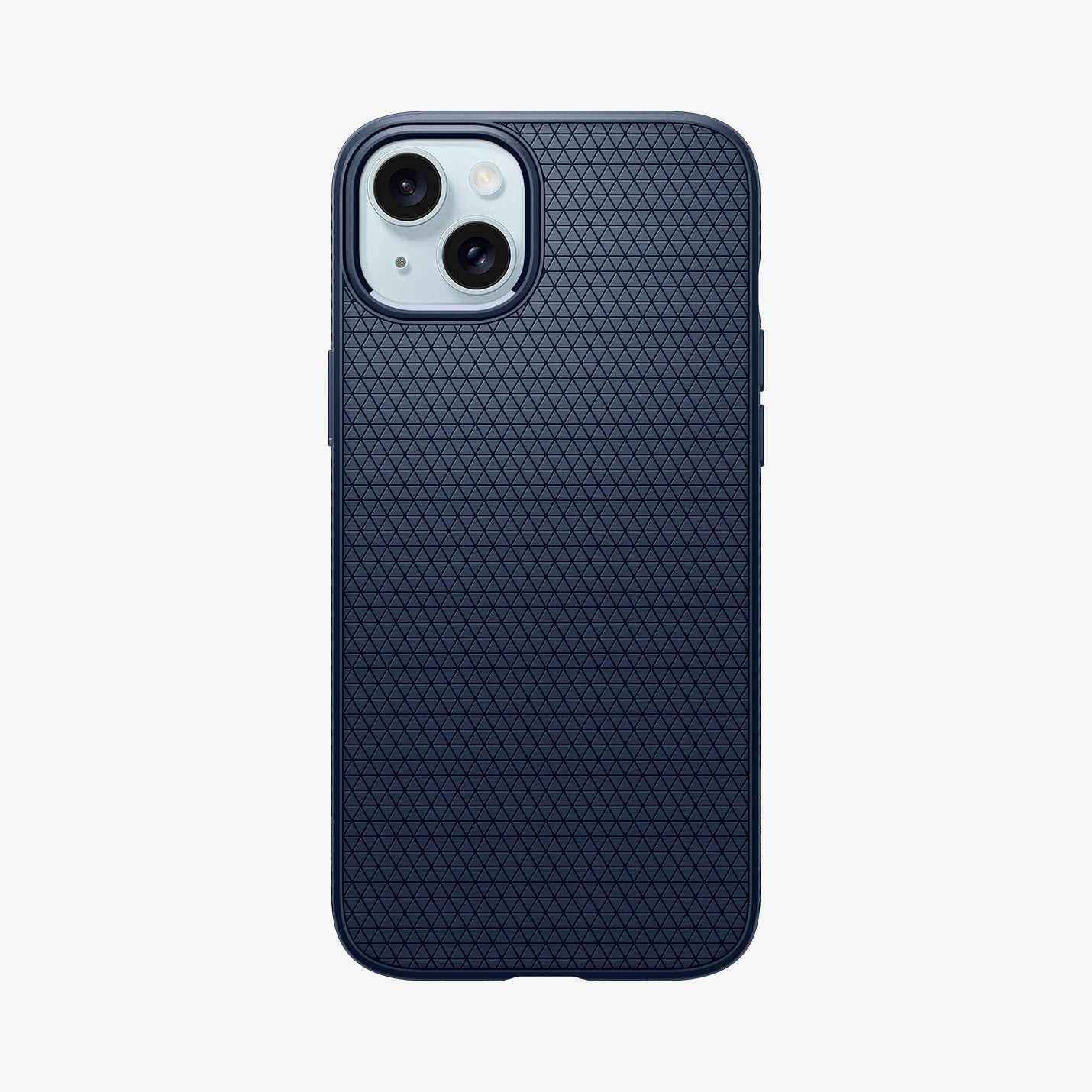 ACS06651 - iPhone 15 Plus Case Liquid Air in navy blue showing the back