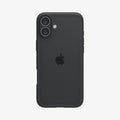 ACS08072 - iPhone 16 Plus Case Ultra Hybrid in Matte Black showing the back