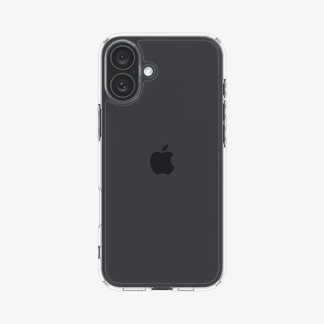 ACS08069 - iPhone 16 Plus Case Ultra Hybrid in Crystal Clear showing the back