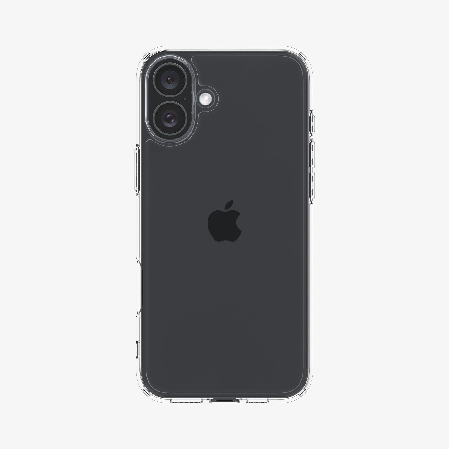 ACS08069 - iPhone 16 Plus Case Ultra Hybrid in Crystal Clear showing the back