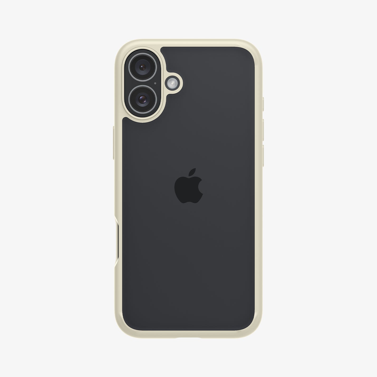 ACS08073 - iPhone 16 Plus Case Ultra Hybrid in Mute Beige showing the back